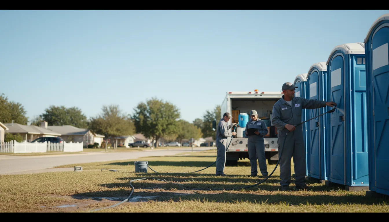 Long-Term Portable Toilet Rental in Laurens, SC near me